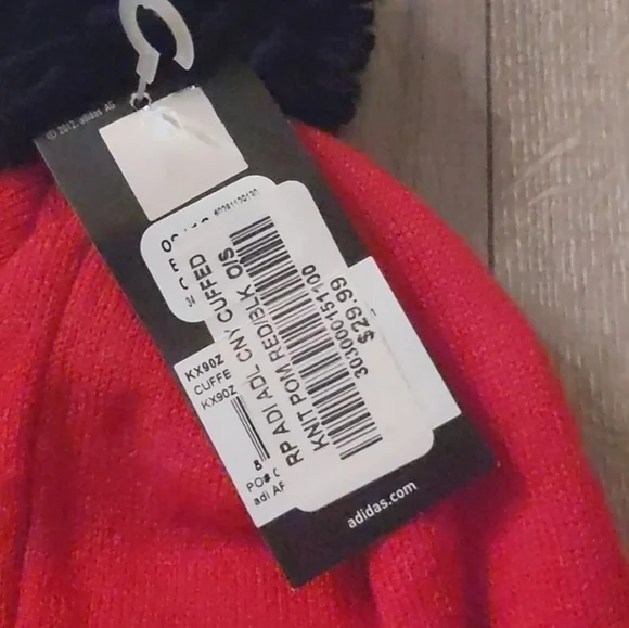 HOST Pick 🖤 Toronto Raptors Chinese New Year Adidas NBA Pom Knit Hat UNISEX - Picture 3 of 5